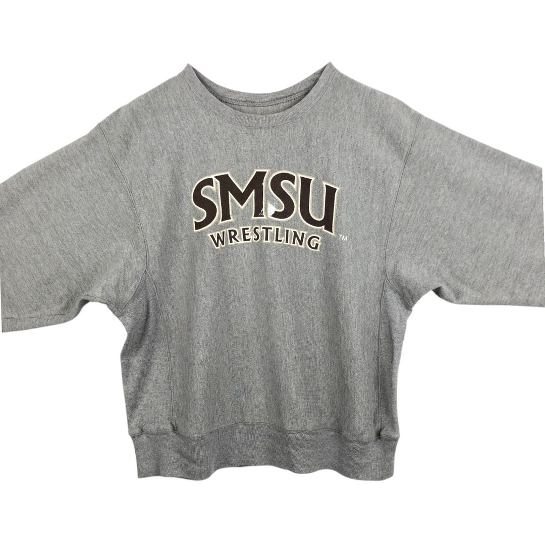 2000'S Champion Premium Reverse Weave College Sweatshirt, Men's Size Medium cotton gray type Vintage Second Hand