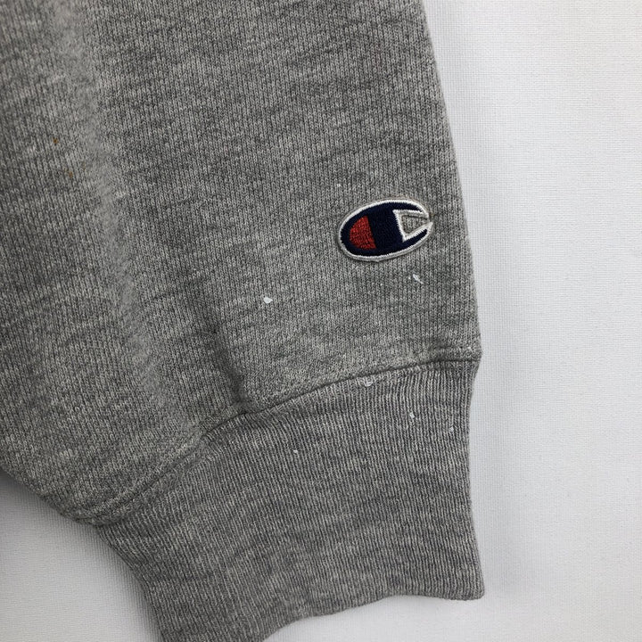 2000'S Champion Premium Reverse Weave College Sweatshirt, Men's Size Medium cotton gray type Vintage Second Hand