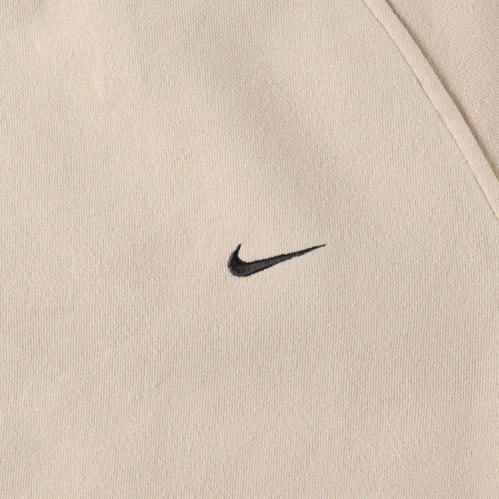 90s-00'S Nike One-Point Logo Sweatshirt, Men's Size XL (approx.) cotton unbleached Vintage Second Hand