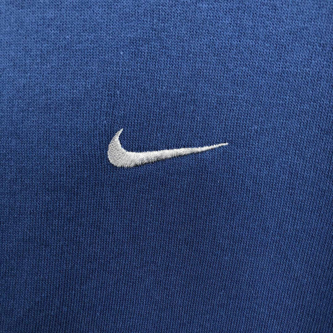 00'S Nike One Point Logo Sweatshirt Trainer Men's L size cotton blue type Vintage Second Hand