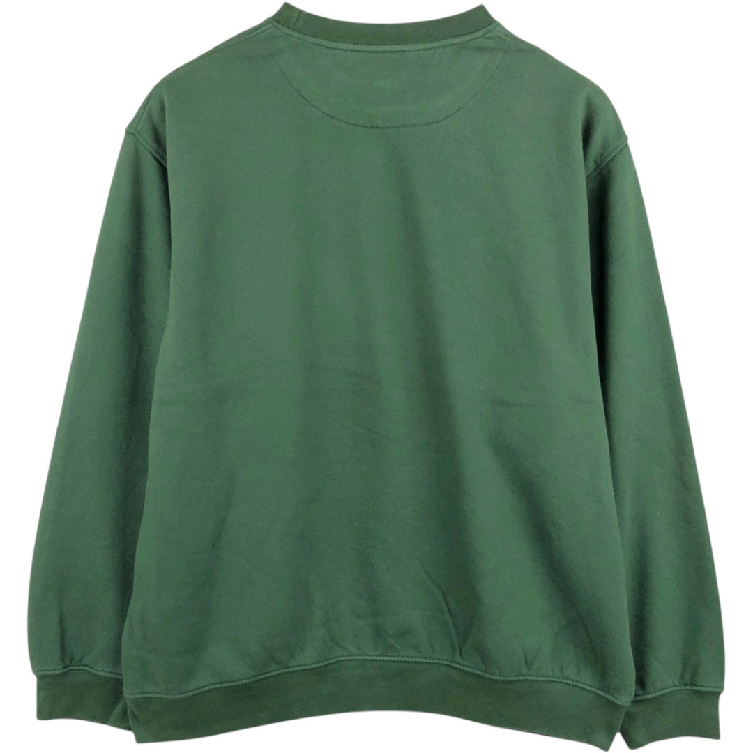 Nike One Point Logo Sweatshirt, Trainer, Men's Size L cotton green type Vintage Second Hand