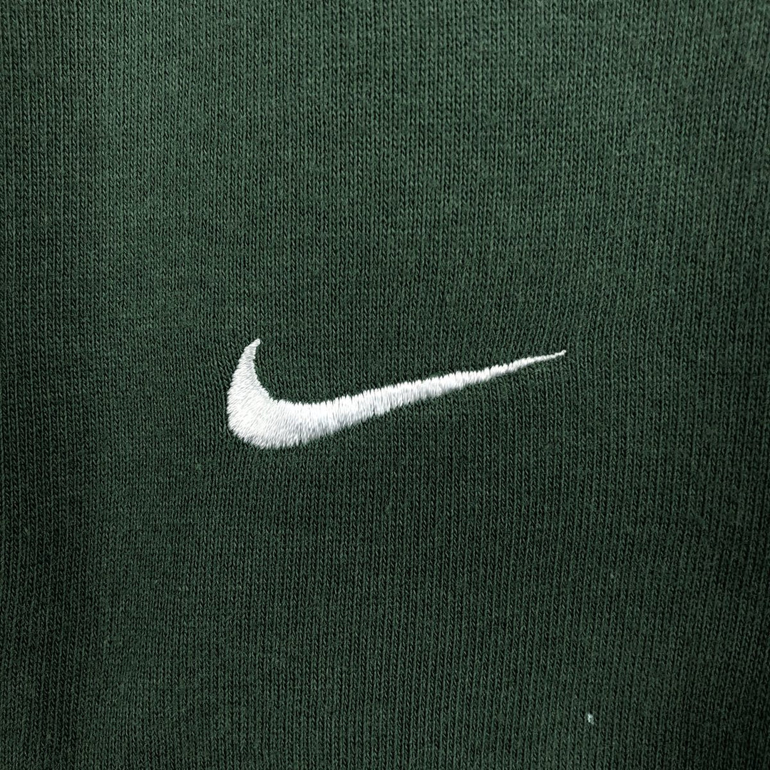 Nike One Point Logo Sweatshirt, Trainer, Men's Size L cotton green type Vintage Second Hand