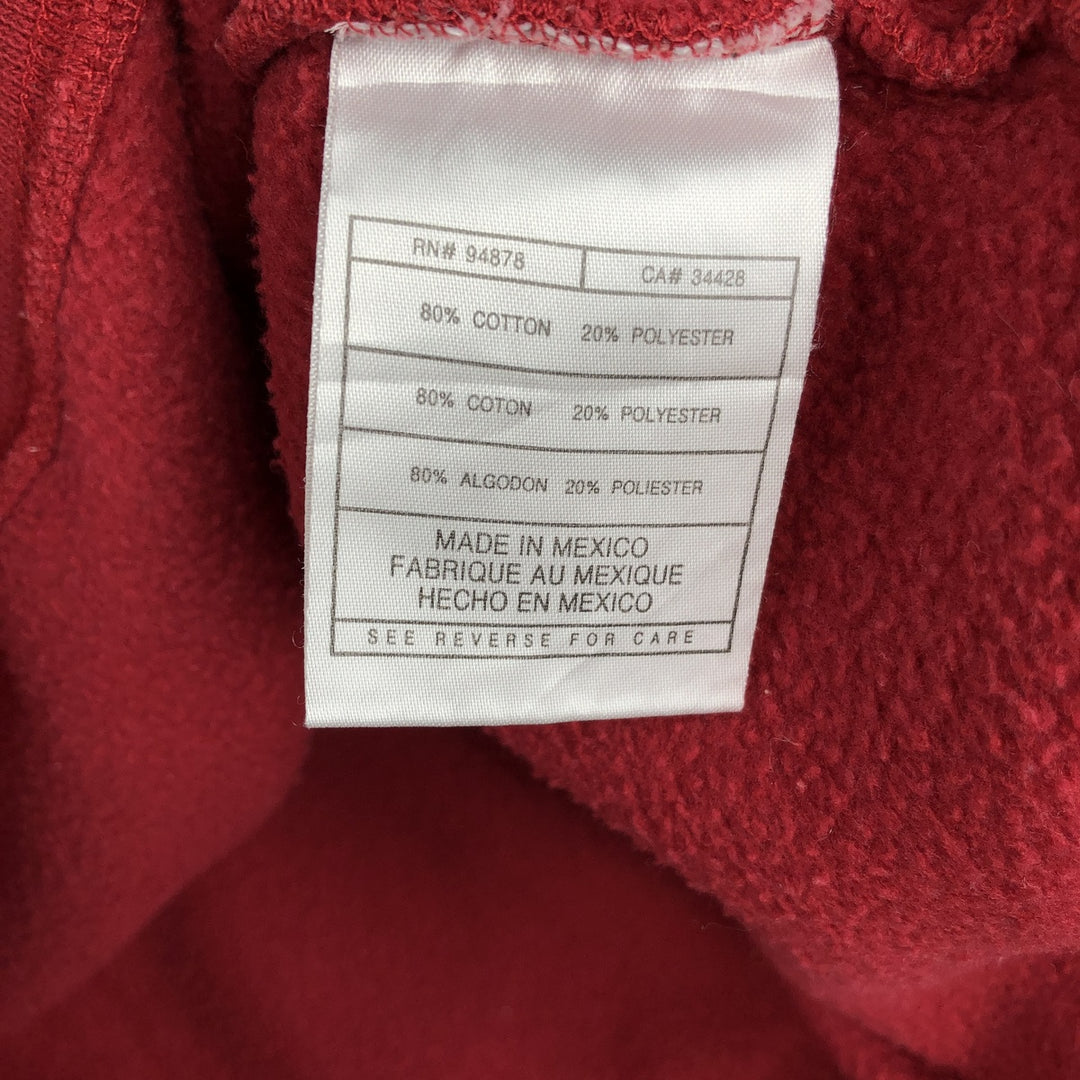 Nike TEAM One-Point Logo Sweatshirt (Men's Size S) cotton red type Vintage Second Hand