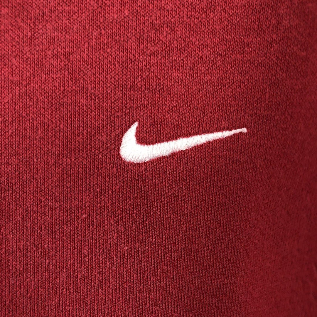 Nike TEAM One-Point Logo Sweatshirt (Men's Size S) cotton red type Vintage Second Hand