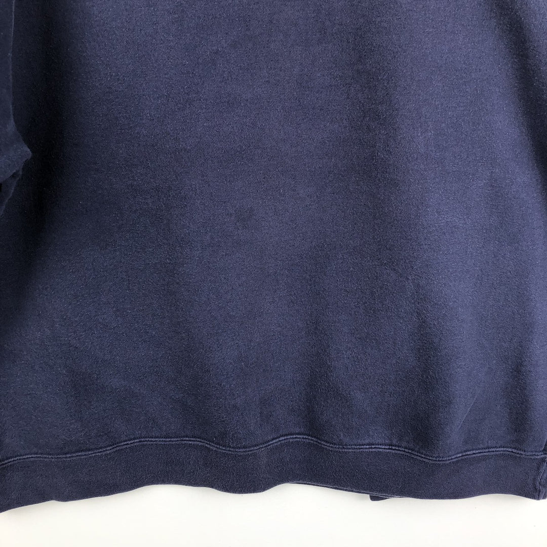 Nike One Point Logo Sweatshirt, Trainer, Men's XL cotton navy blue type Vintage Second Hand