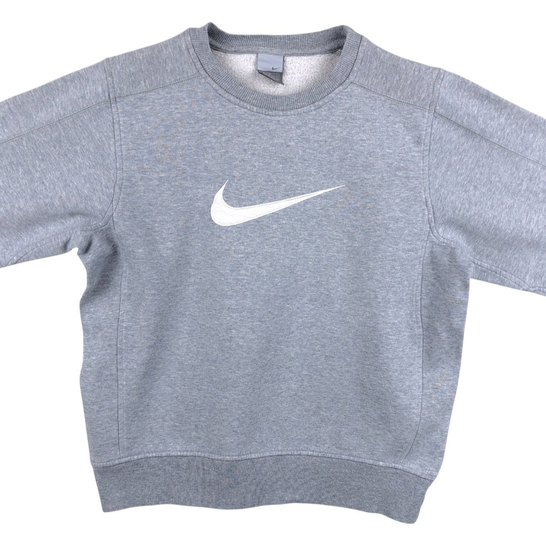 2000'S Nike Logo Sweatshirt (Men's Size S) unclear gray type Vintage Second Hand