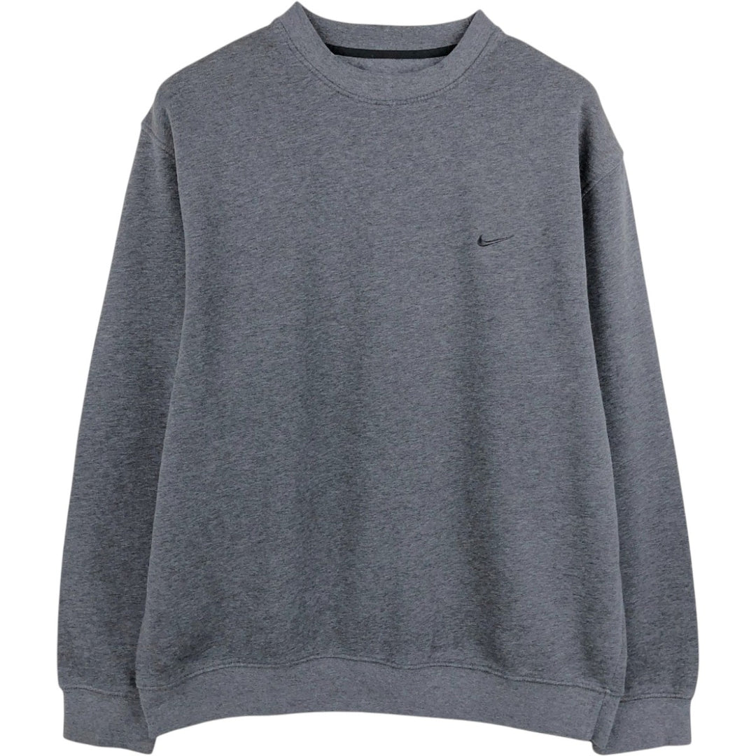 Nike One Point Logo Sweatshirt, Trainer, Men's XL cotton gray type Vintage Second Hand
