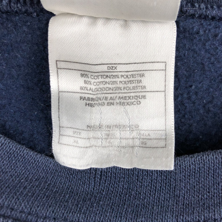 90'S Nike One Point Logo Sweatshirt, Men's XL Size Vintage cotton navy blue type Vintage Second Hand