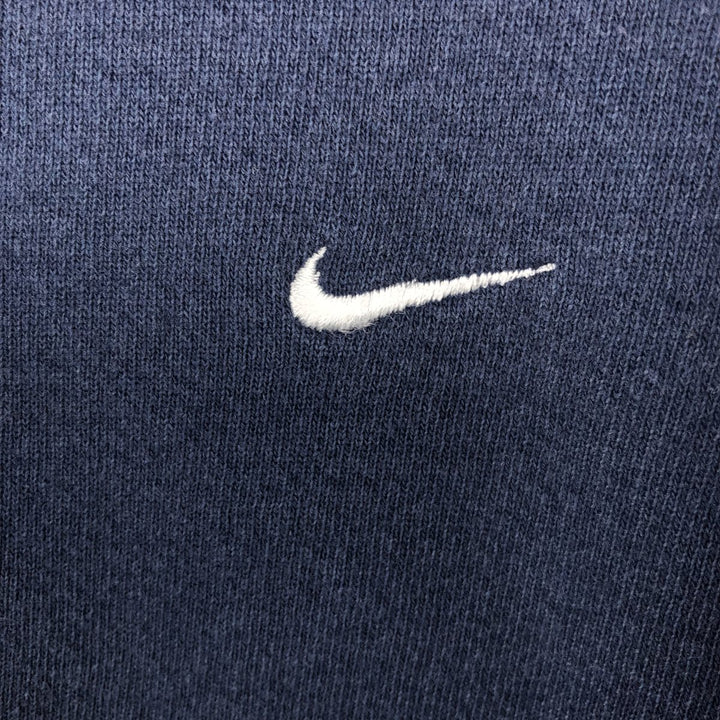 90'S Nike One Point Logo Sweatshirt, Men's XL Size Vintage cotton navy blue type Vintage Second Hand