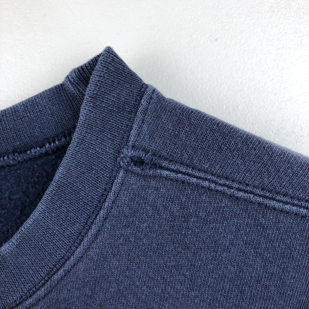 90'S Nike One Point Logo Sweatshirt, Men's XL Size Vintage cotton navy blue type Vintage Second Hand