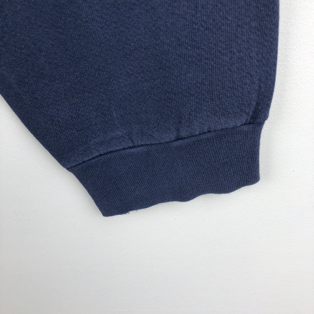 90'S Nike One Point Logo Sweatshirt, Men's XL Size Vintage cotton navy blue type Vintage Second Hand