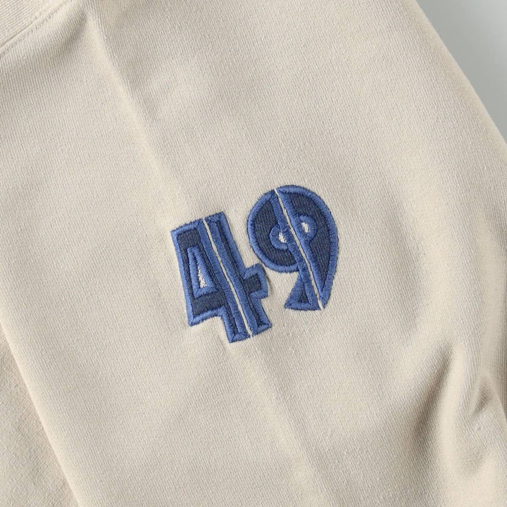90s-00'S Adidas sweatshirt, men's size M (approx.) cotton unbleached Vintage Second Hand