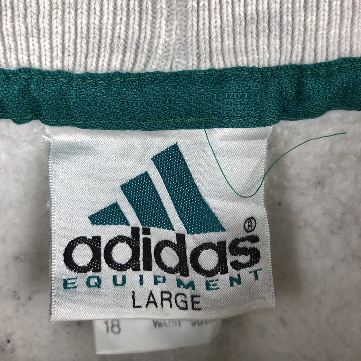 90'S Adidas EQUIPMENT sweatshirt, made in Australia, men's size L equivalent, vintage. polyester gray type Vintage Second Hand