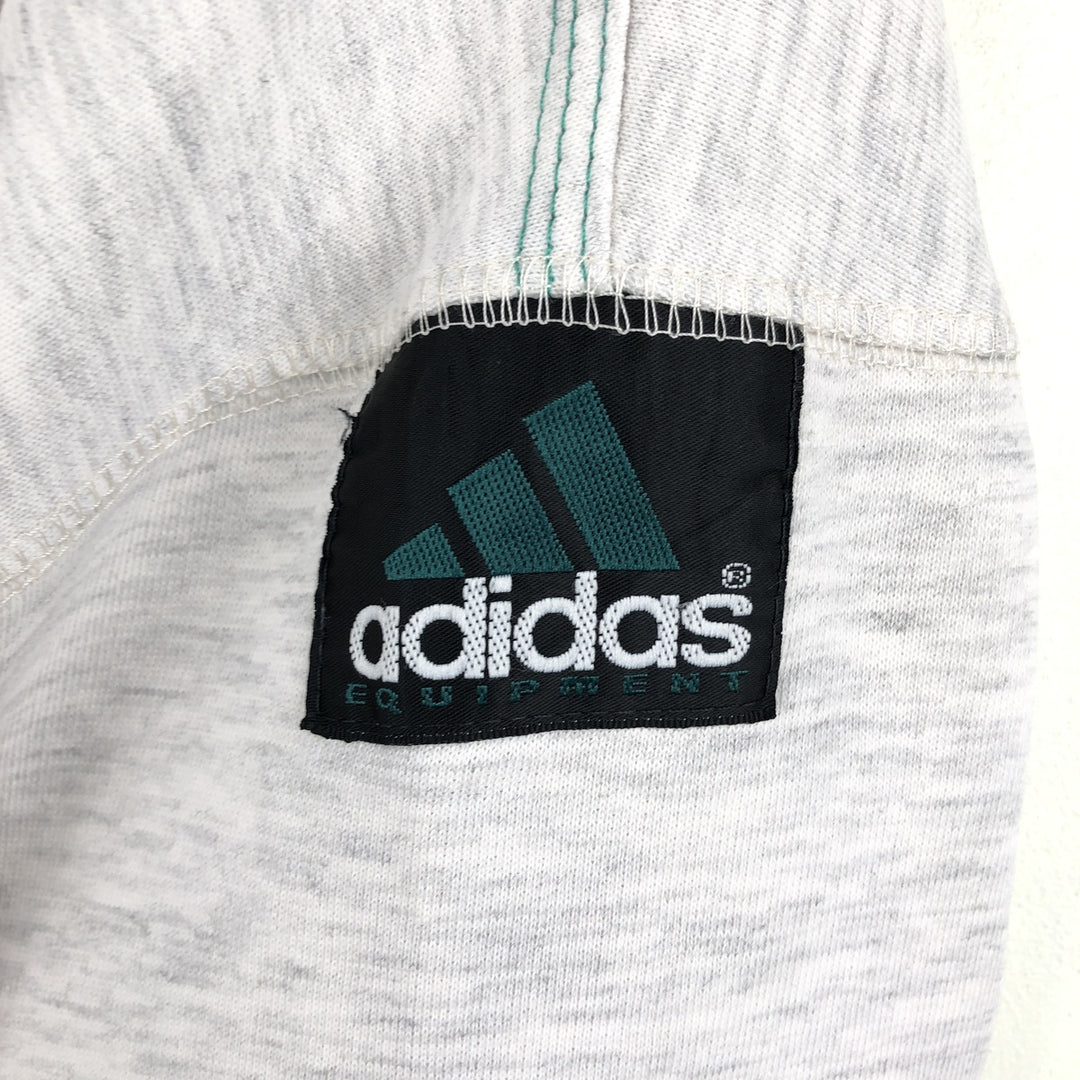 90'S Adidas EQUIPMENT sweatshirt, made in Australia, men's size L equivalent, vintage. polyester gray type Vintage Second Hand