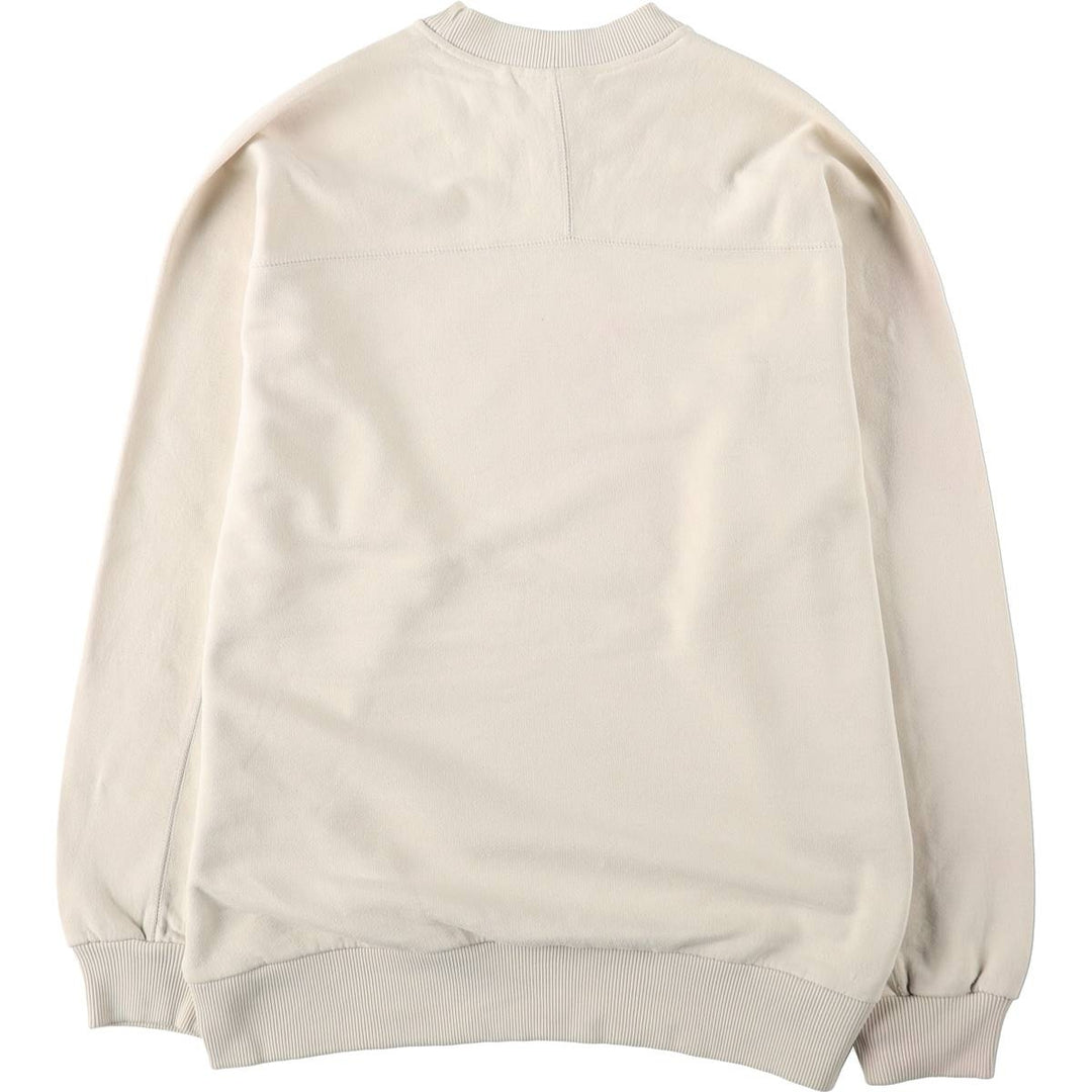 90s-00'S Adidas One-Point Logo Sweatshirt, Men's Size L cotton unbleached Vintage Second Hand