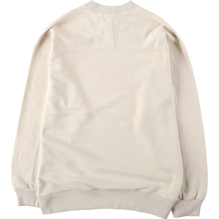 90s-00'S Adidas One-Point Logo Sweatshirt, Men's Size L cotton unbleached Vintage Second Hand