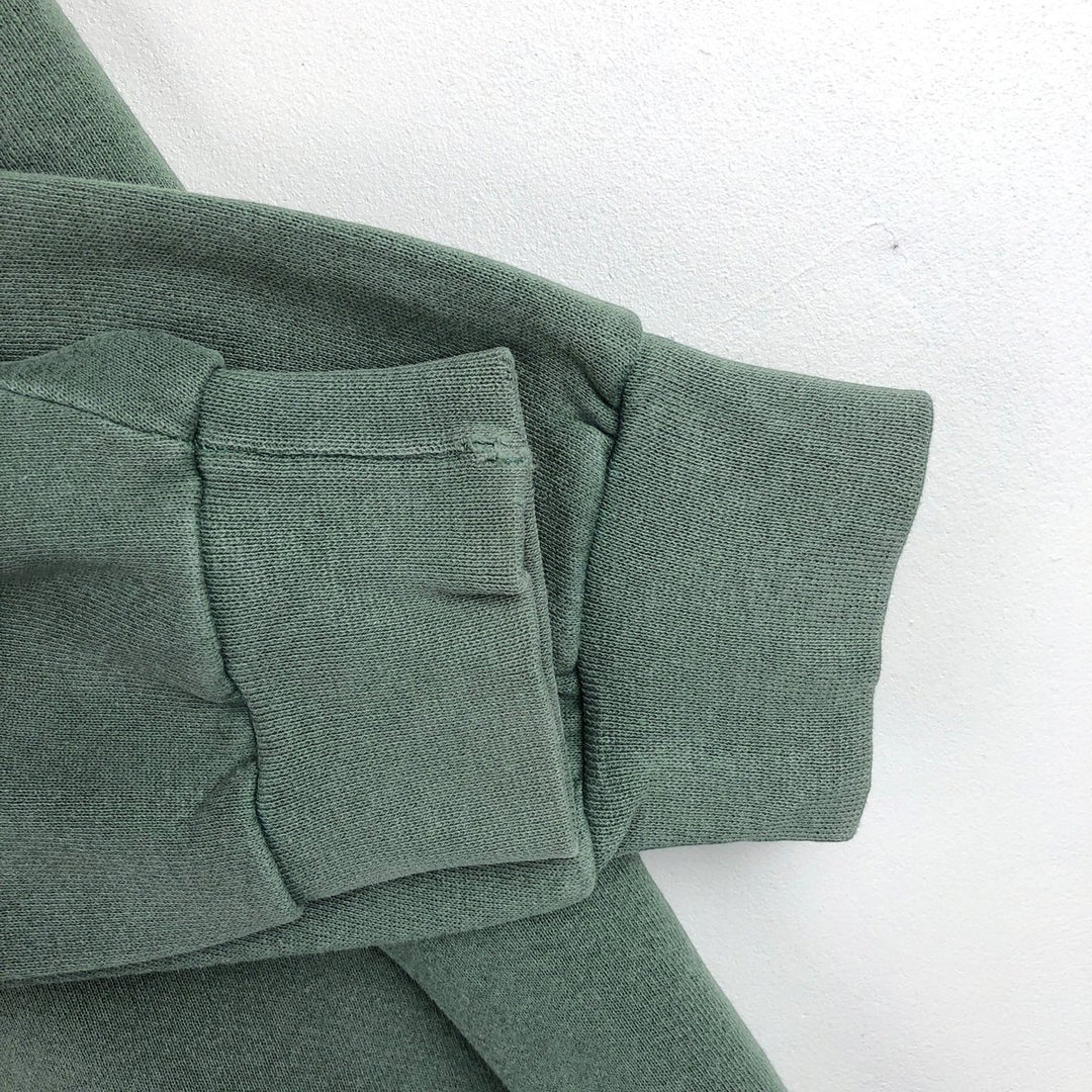 90'S Nike Logo Sweatshirt, Made in USA, Men's L Size, Vintage cotton green type Vintage Second Hand