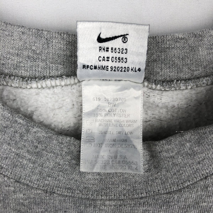 90'S Nike NFL PRO LINE Printed Sweatshirt, Made in USA, Men's Size L (approx.), Vintage cotton gray type Vintage Second Hand