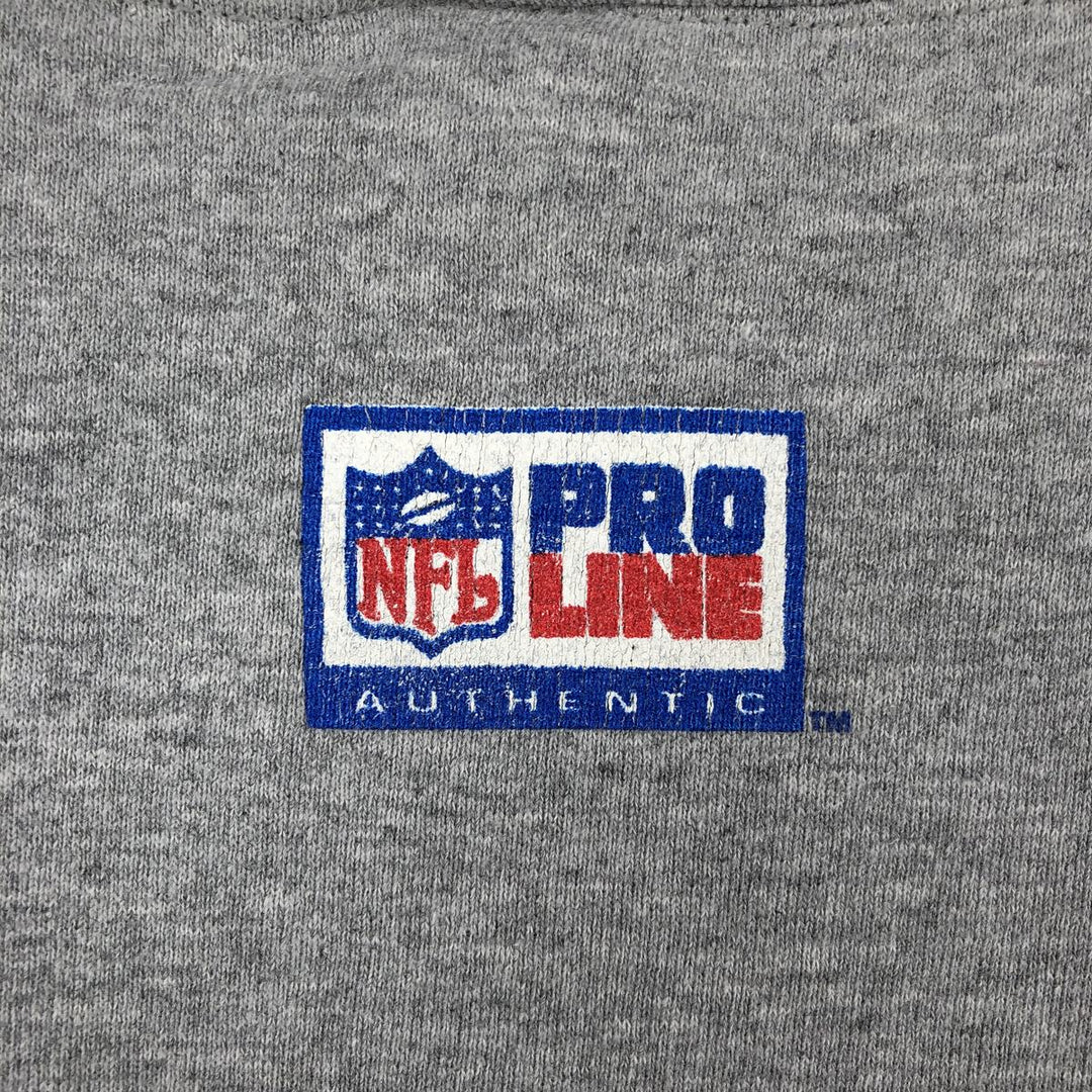90'S Nike NFL PRO LINE Printed Sweatshirt, Made in USA, Men's Size L (approx.), Vintage cotton gray type Vintage Second Hand