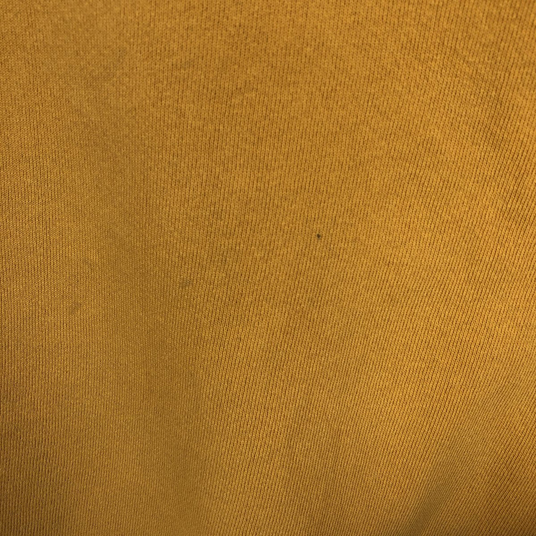 90'S Nike One Point Logo Sweatshirt Trainer Made in USA Men's L Size Vintage cotton yellow type Vintage Second Hand