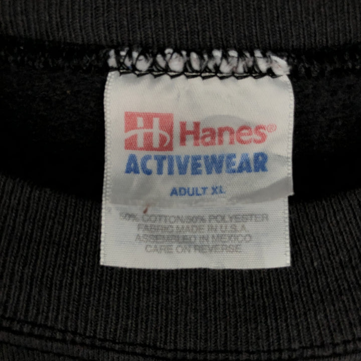 90'S Hanes NFL Carolina Panthers Logo Sweatshirt, Men's Size XL (approx.), Vintage cotton black type Vintage Second Hand