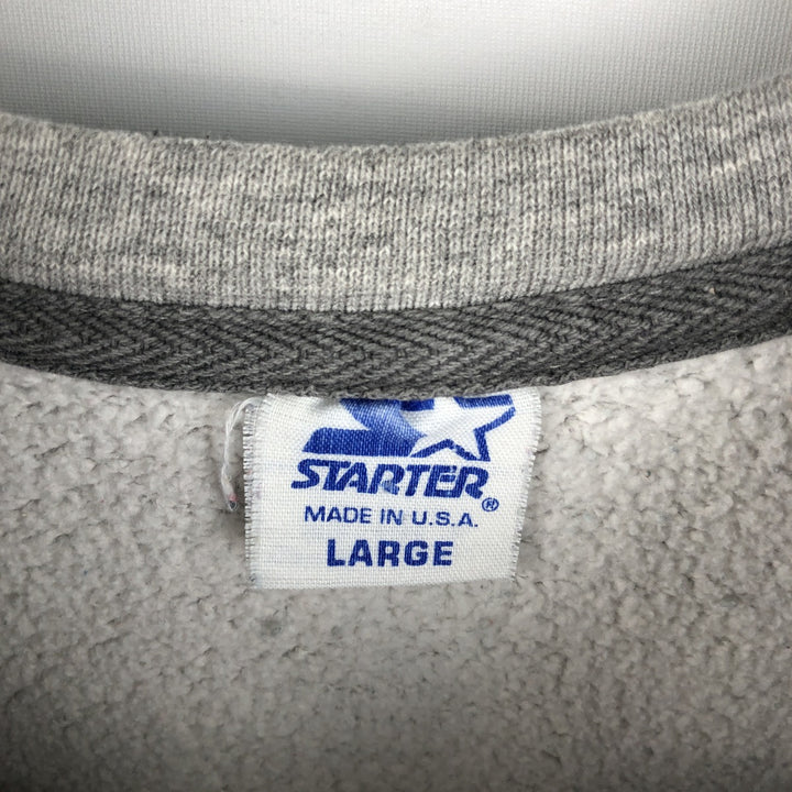 90'S Starter NFL Green Bay Packers Logo Sweatshirt, Made in USA, Men's Size L (Equivalent), Vintage cotton gray type Vintage Second Hand