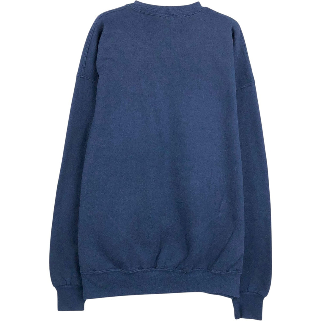 90'S Jerzees MLB Seattle Mariners Logo Sweatshirt, Made in USA, Men's XL equivalent, Vintage cotton navy blue type Vintage Second Hand