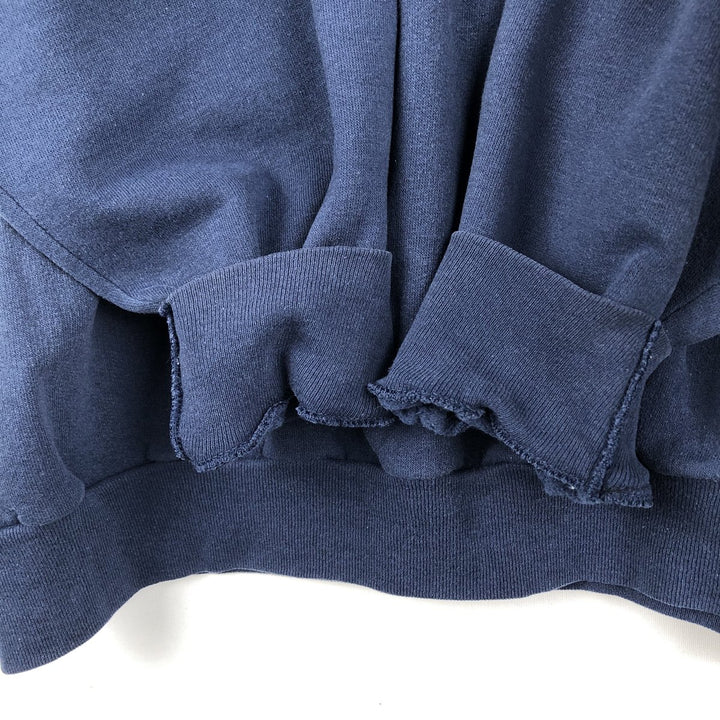 Trench NFL CHICAGO BEARS logo sweatshirt, made in USA, men's size XL. polyester navy blue type Vintage Second Hand