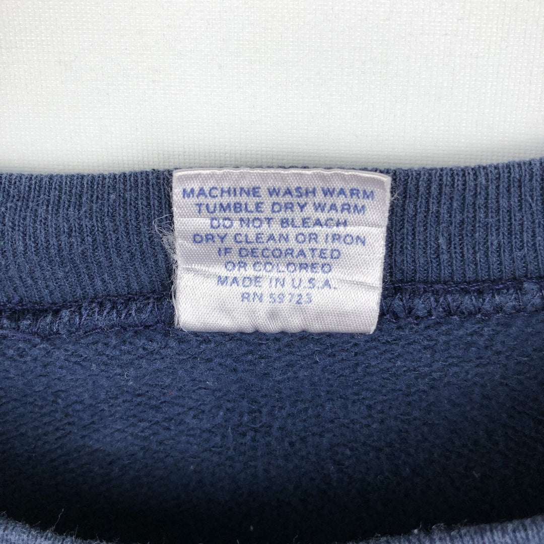 80'S TRENCH NFL CHICAGO BEARS Logo Sweatshirt, Made in USA, Men's XL equivalent, Vintage polyester navy blue type Vintage Second Hand
