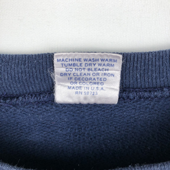 80'S TRENCH NFL CHICAGO BEARS Logo Sweatshirt, Made in USA, Men's XL equivalent, Vintage polyester navy blue type Vintage Second Hand