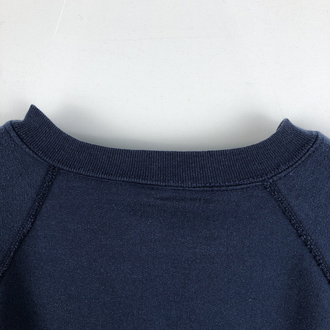 80'S TRENCH NFL CHICAGO BEARS Logo Sweatshirt, Made in USA, Men's XL equivalent, Vintage polyester navy blue type Vintage Second Hand