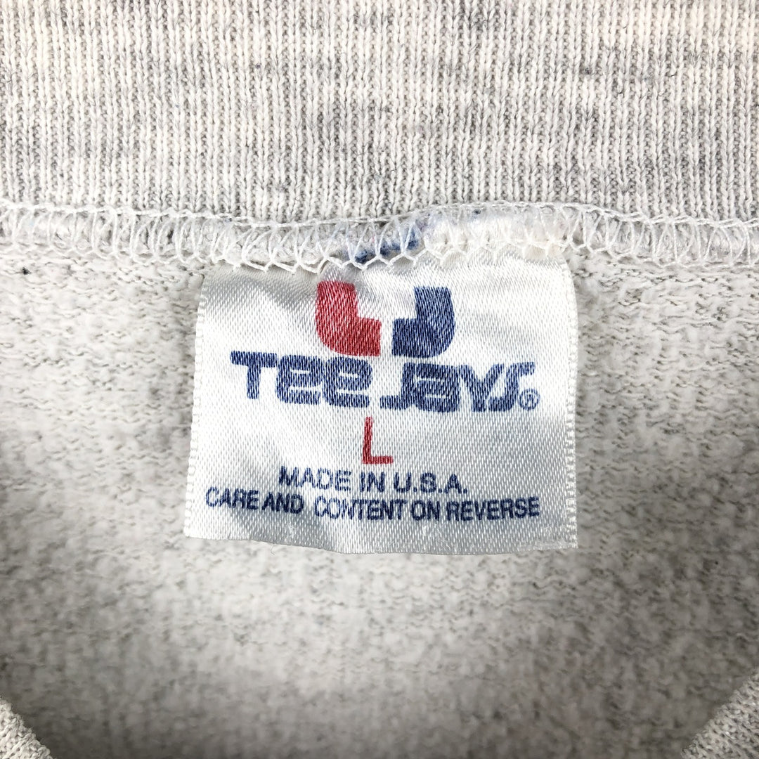90'S Tee Jays NFL Dallas Cowboys Logo Sweatshirt, Made in USA, Men's Size L (Equivalent), Vintage polyester gray type Vintage Second Hand