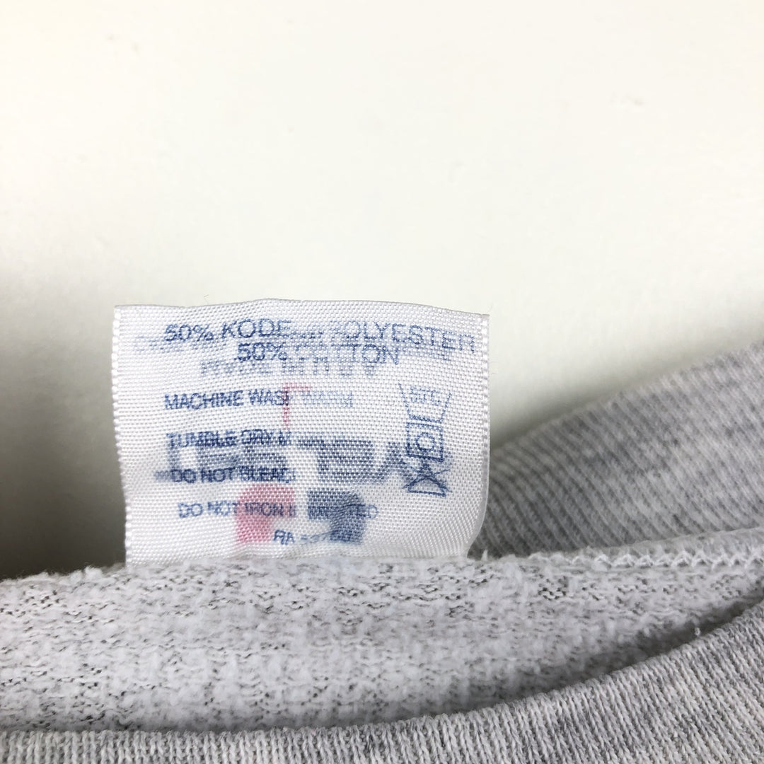 90'S Tee Jays NFL Dallas Cowboys Logo Sweatshirt, Made in USA, Men's Size L (Equivalent), Vintage polyester gray type Vintage Second Hand