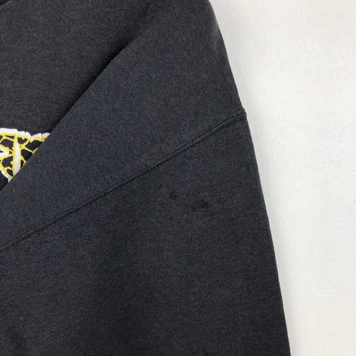 1990'S NFL Pittsburgh Steelers Logo Sweatshirt, Men's Size L (approx.), Vintage unclear black type Vintage Second Hand