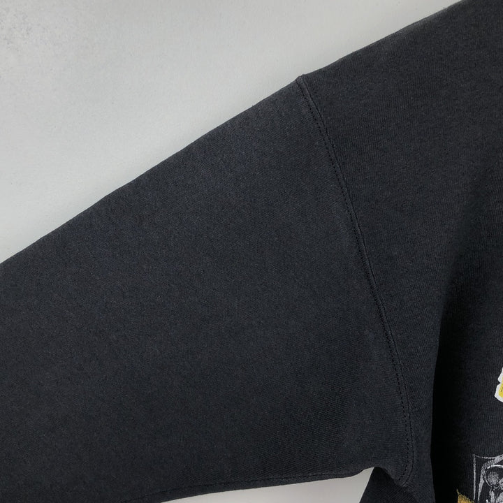 1990'S NFL Pittsburgh Steelers Logo Sweatshirt, Men's Size L (approx.), Vintage unclear black type Vintage Second Hand