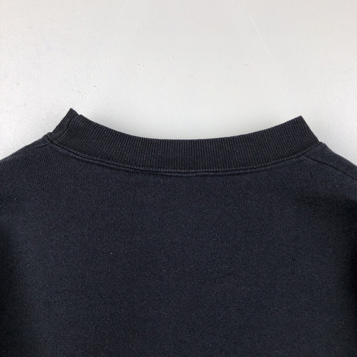 90'S TNT by TRAU & LOEVNER NFL Baltimore Ravens Logo Sweatshirt (Men's Size L) cotton black type Vintage Second Hand