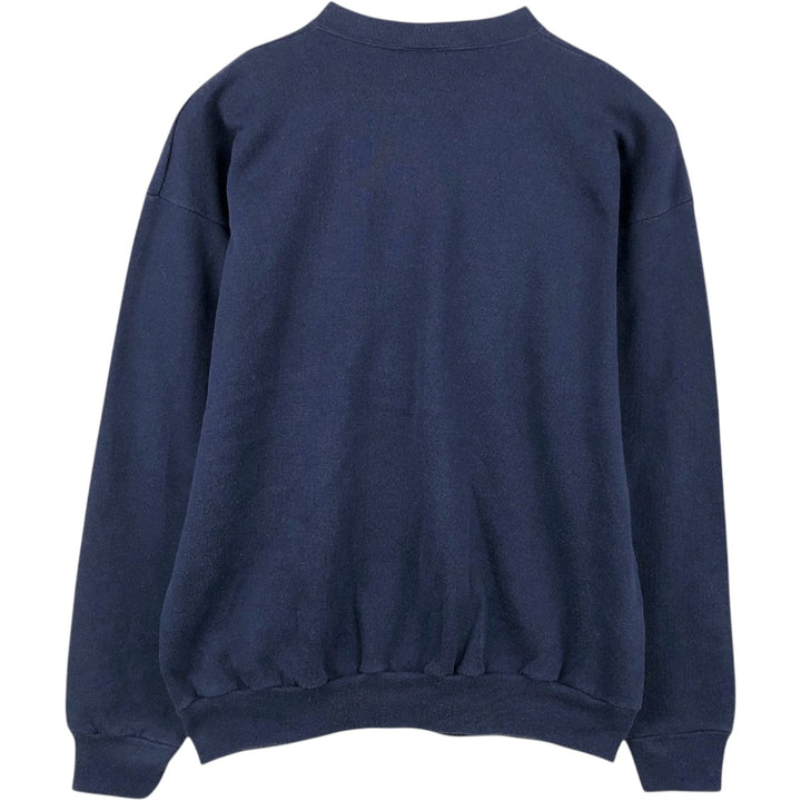 90'S LOGO7 NFL CHICAGO BEARS Logo Sweatshirt, Made in USA, Men's XL equivalent, Vintage cotton navy blue type Vintage Second Hand