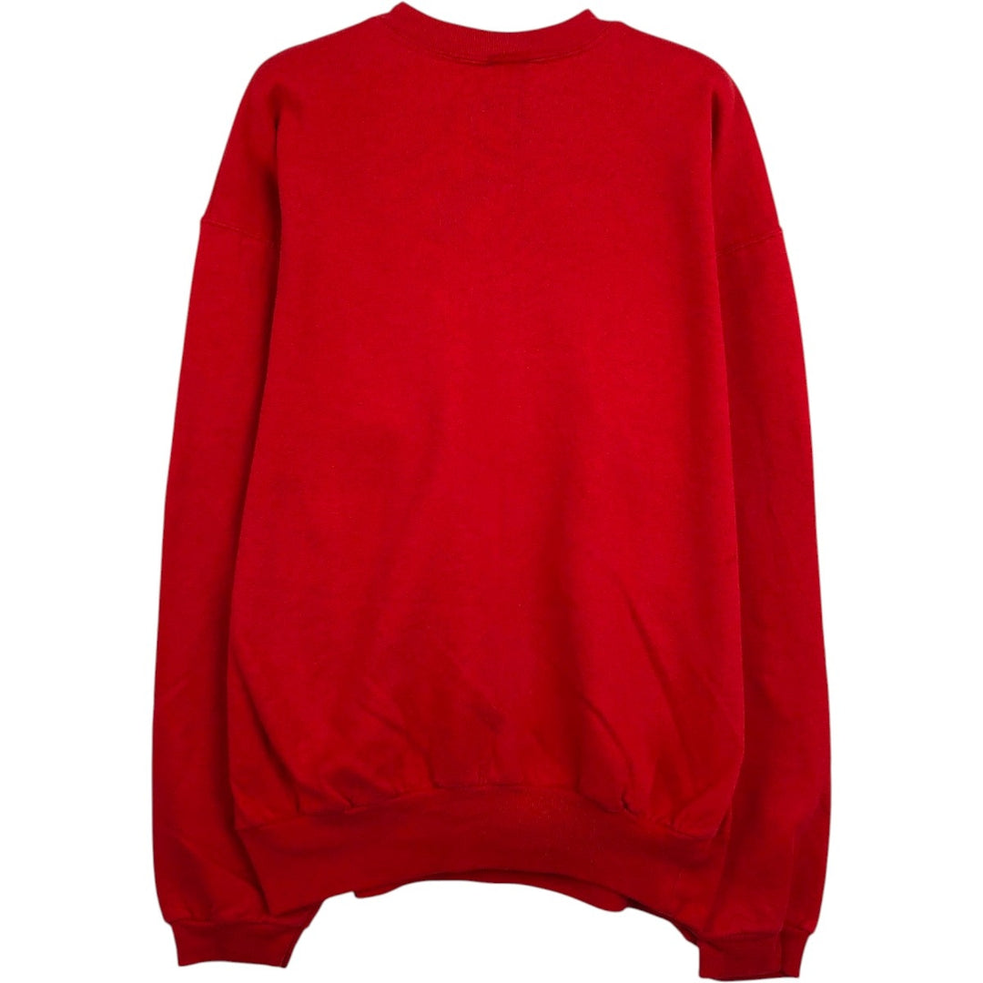 90'S TEAM RATED NBA CHICAGOBULLS Logo Sweatshirt, Made in USA, Men's XL equivalent, Vintage cotton red type Vintage Second Hand