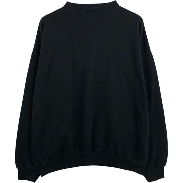 LOGO7 NFL OAKLAND RAIDERS Logo Sweatshirt (Men's XL equivalent) cotton black type Vintage Second Hand
