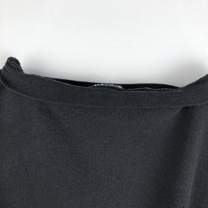 LOGO7 NFL OAKLAND RAIDERS Logo Sweatshirt (Men's XL equivalent) cotton black type Vintage Second Hand