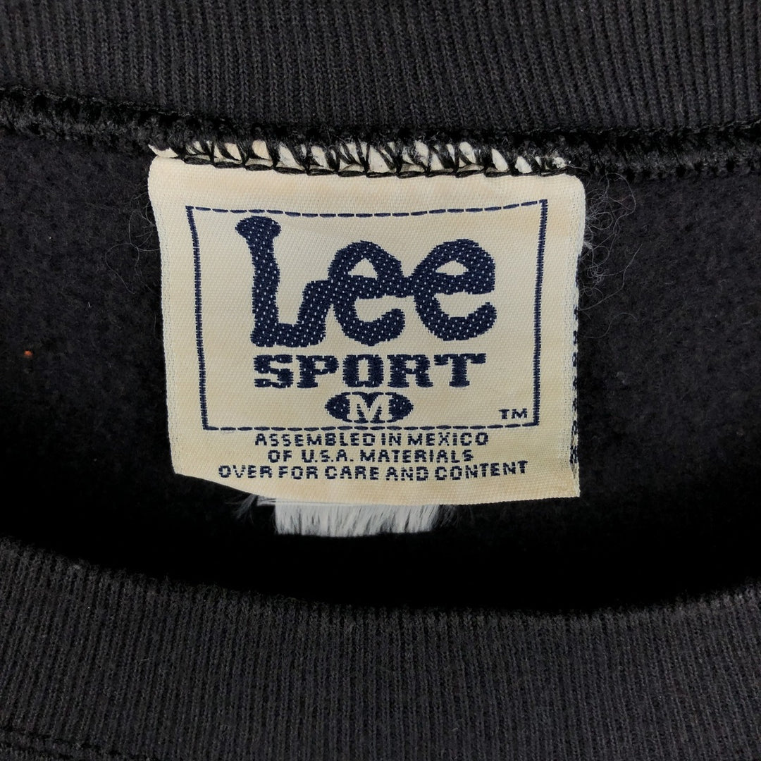 90'S Lee NFL Las Vegas Raiders Glitter Print Logo Sweatshirt, Men's Size M (Equivalent), Vintage unclear black type Vintage Second Hand