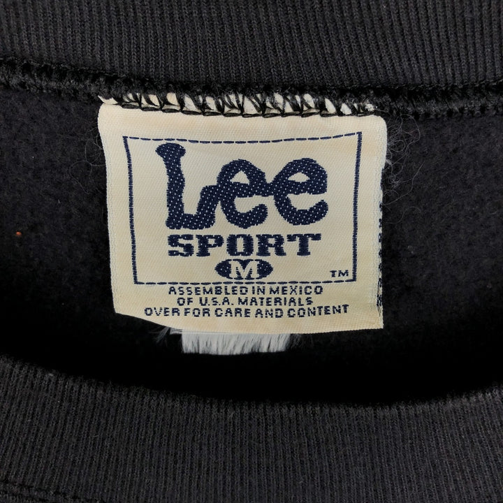 90'S Lee NFL Las Vegas Raiders Glitter Print Logo Sweatshirt, Men's Size M (Equivalent), Vintage unclear black type Vintage Second Hand