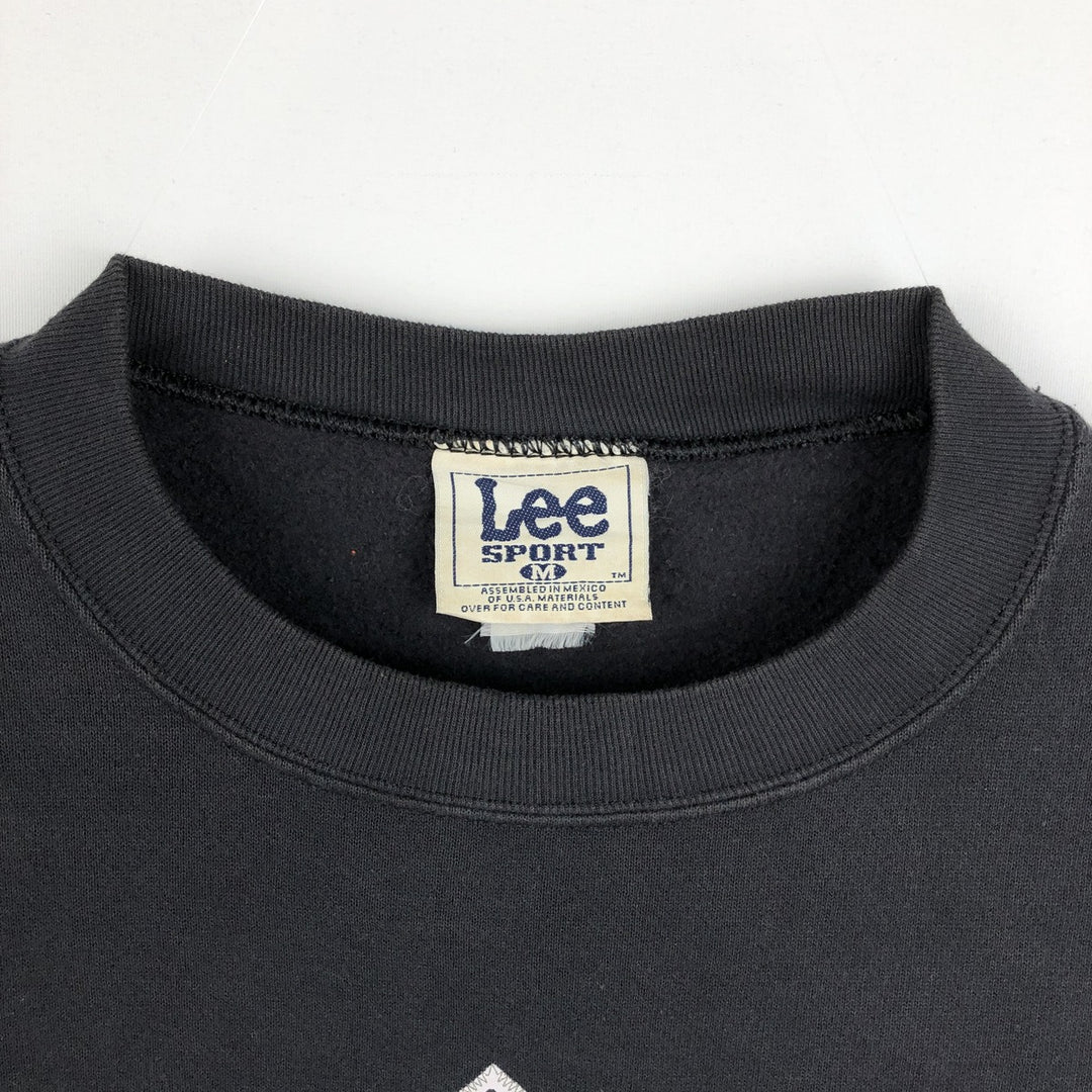90'S Lee NFL Las Vegas Raiders Glitter Print Logo Sweatshirt, Men's Size M (Equivalent), Vintage unclear black type Vintage Second Hand