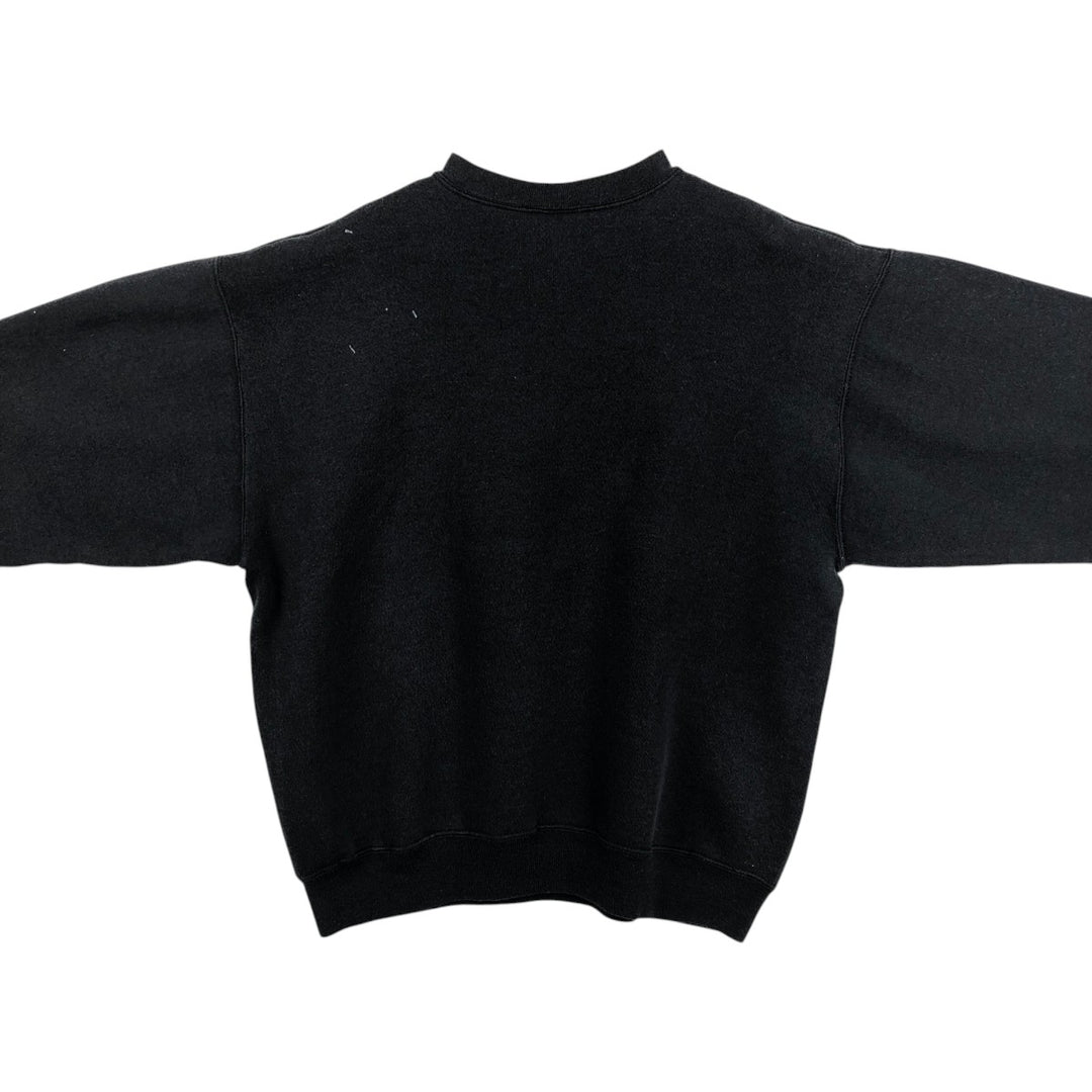 90'S NFL Las Vegas Raiders Print Sweatshirt, Made in USA, Men's XL (approx.), Vintage cotton black type Vintage Second Hand