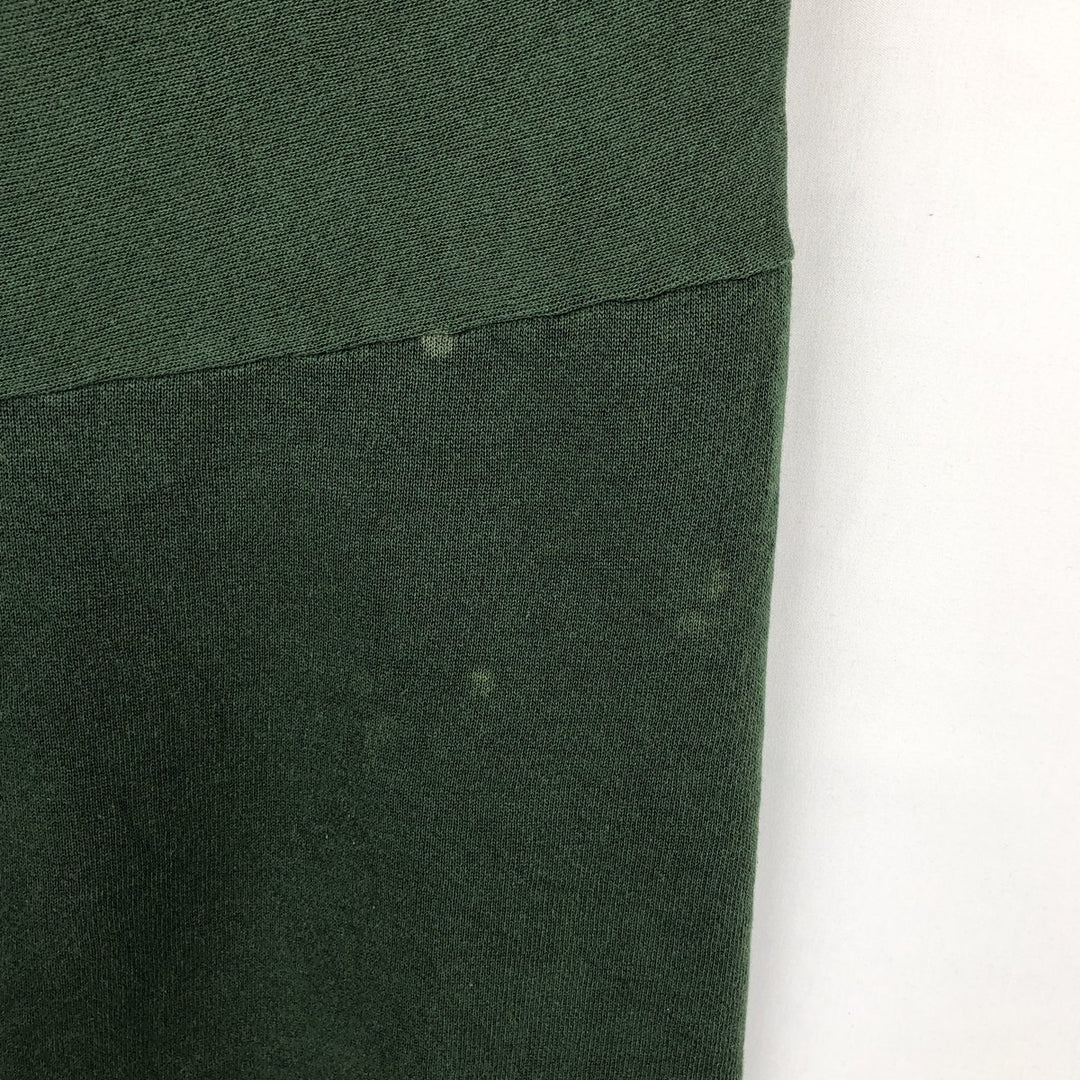 90'S Disney Mickey Mouse Character Sweatshirt, Men's Size XL (Equivalent), Vintage cotton Green type dark green Vintage Second Hand