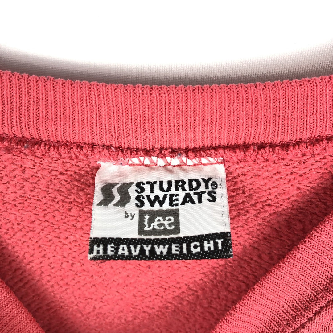 90'S Lee STURDY SWEATS Sweatshirt, Made in USA, Women's Size M (approx.), Vintage cotton pink type Vintage Second Hand