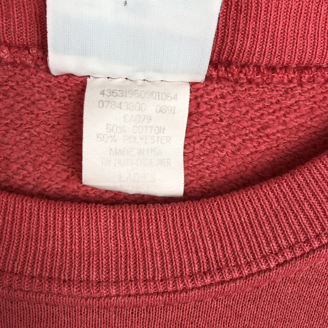 90'S Lee STURDY SWEATS Sweatshirt, Made in USA, Women's Size M (approx.), Vintage cotton pink type Vintage Second Hand
