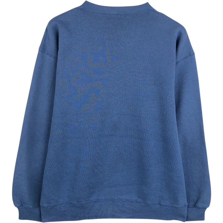 Vintage 80s-90'S Jerzees sweatshirt, made in the USA, size L, men's cotton blue type Vintage Second Hand