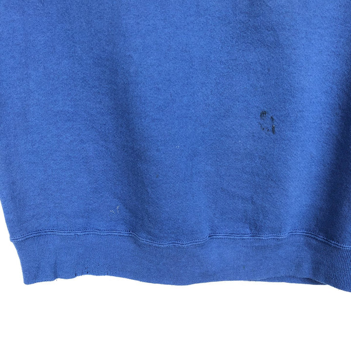 Vintage 80s-90'S Jerzees sweatshirt, made in the USA, size L, men's cotton blue type Vintage Second Hand