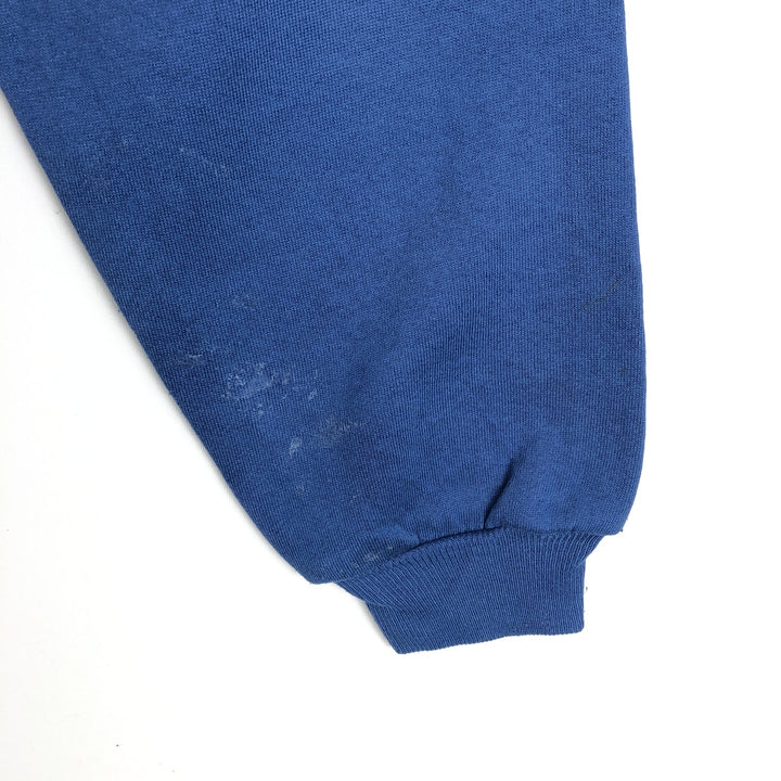 Vintage 80s-90'S Jerzees sweatshirt, made in the USA, size L, men's cotton blue type Vintage Second Hand